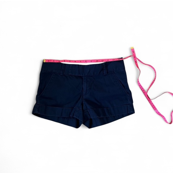 Lilly Pulitzer Barclay Shorts, size 00. Navy Blue. - Picture 5 of 14